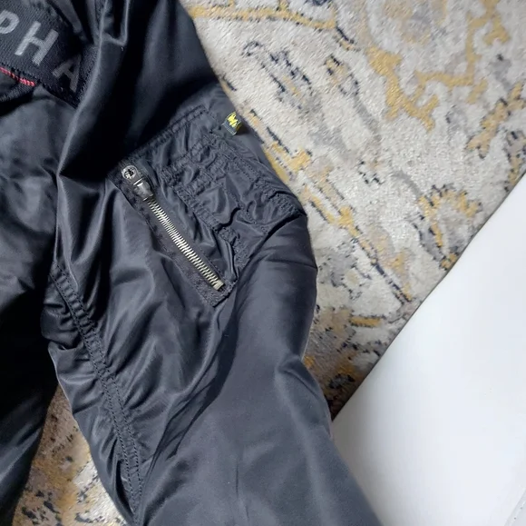 Alpha Industries Bomber Jacket. - Picture 4 of 5